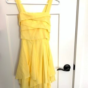 Girls Yellow Flowy Dress
